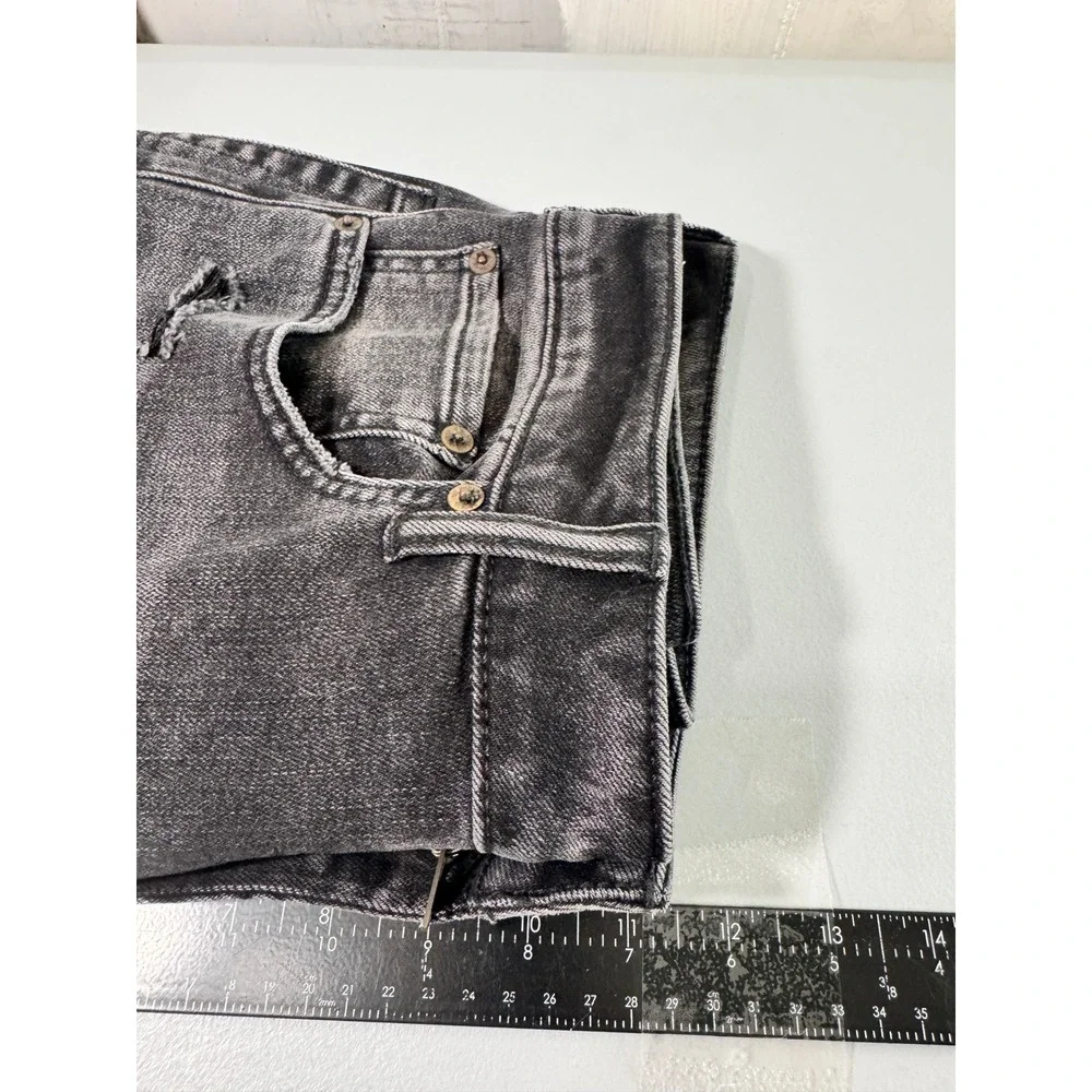 American Eagle Slim Jeans Mens 32x36 Black NEW Distressed Ne(x)t Level Flex 3002